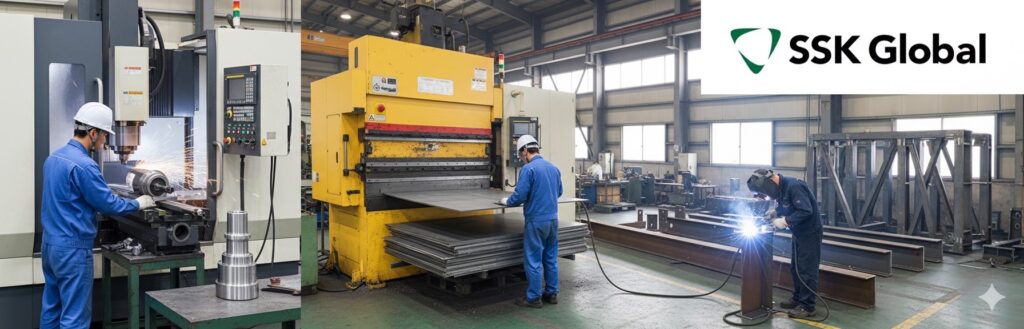 板金・切削から製缶や鋳物まで一括支援