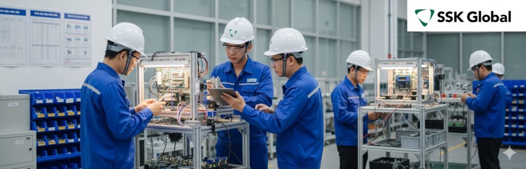 現地組立立ち上げ支援